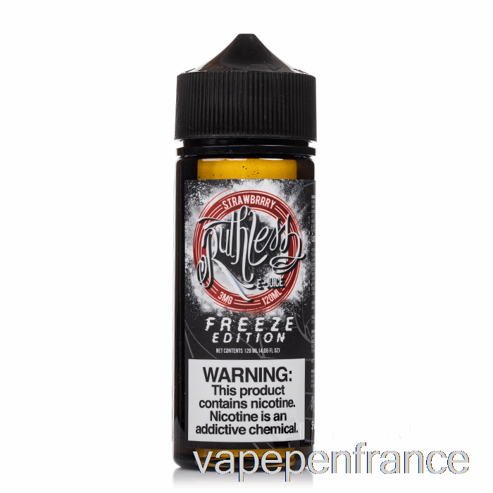 Fraise - édition Freeze - Vapeur Impitoyable - Stylo Vape 120 Ml 0 Mg